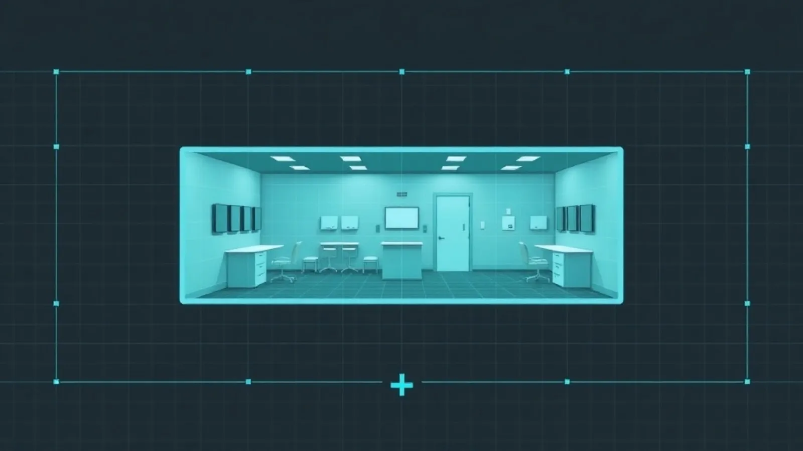 Laboratorio de simulación clínica con cámara de Gesell y bahías de entrenamiento