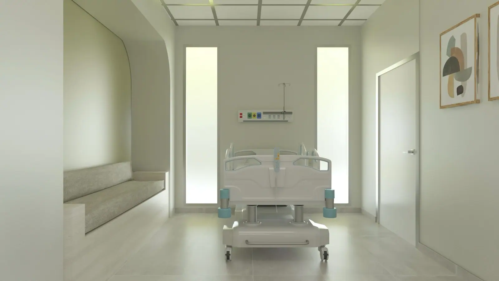 Habitación de hospitalización de Clínica Campestre