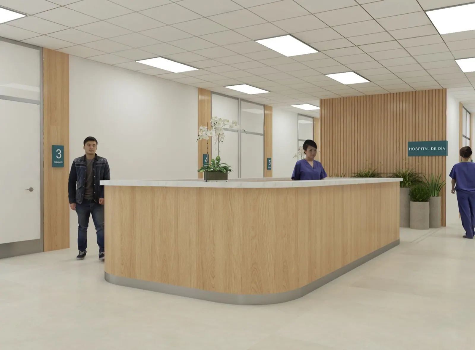 Central de enfermeras del Hospital Warnes